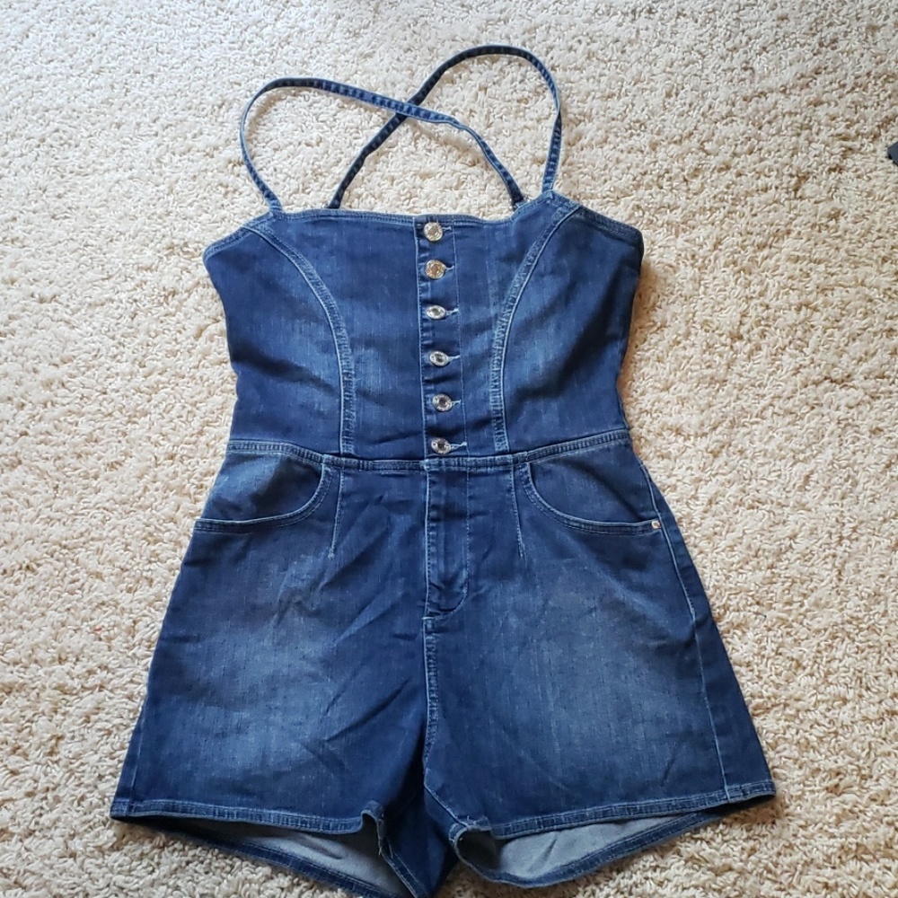 Vintage Guess Denim Romper